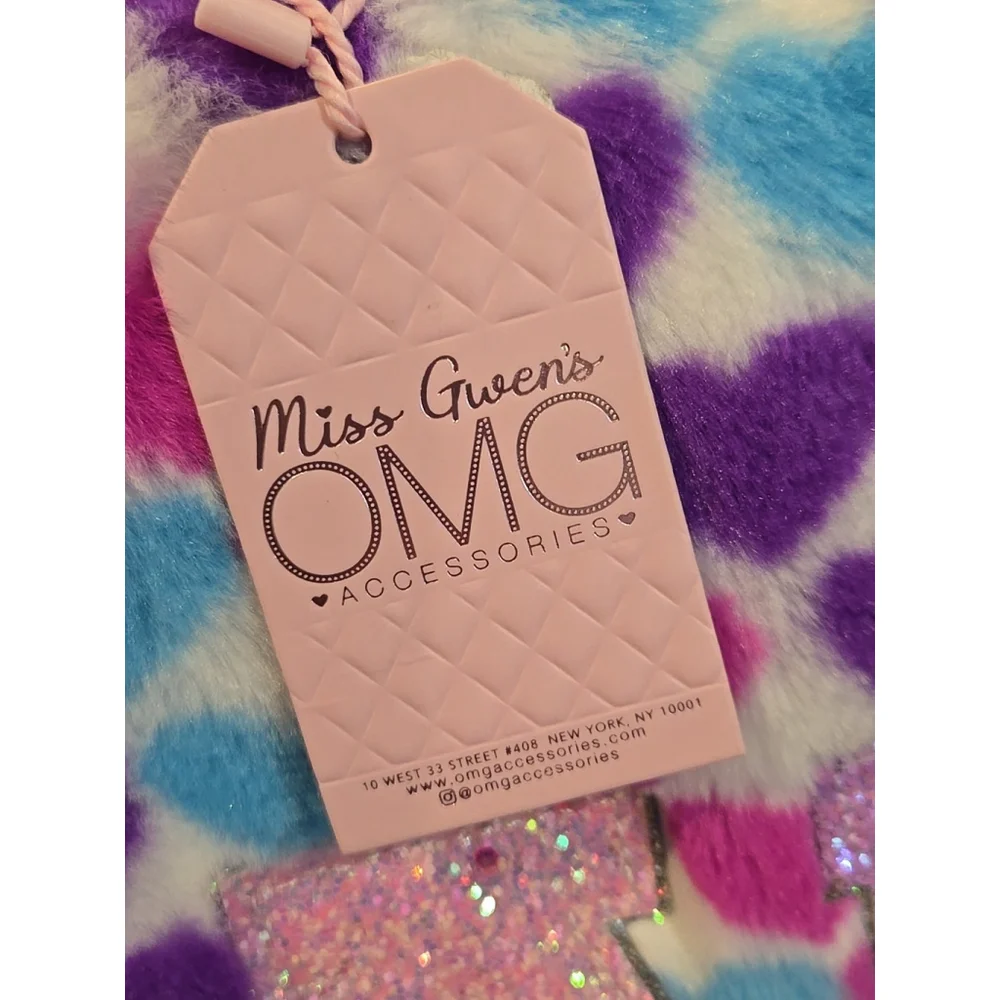 Ms. Gwen's OMG Accessories Heart DANCE Duffle In Orchid Cute & Soft NWT (225)